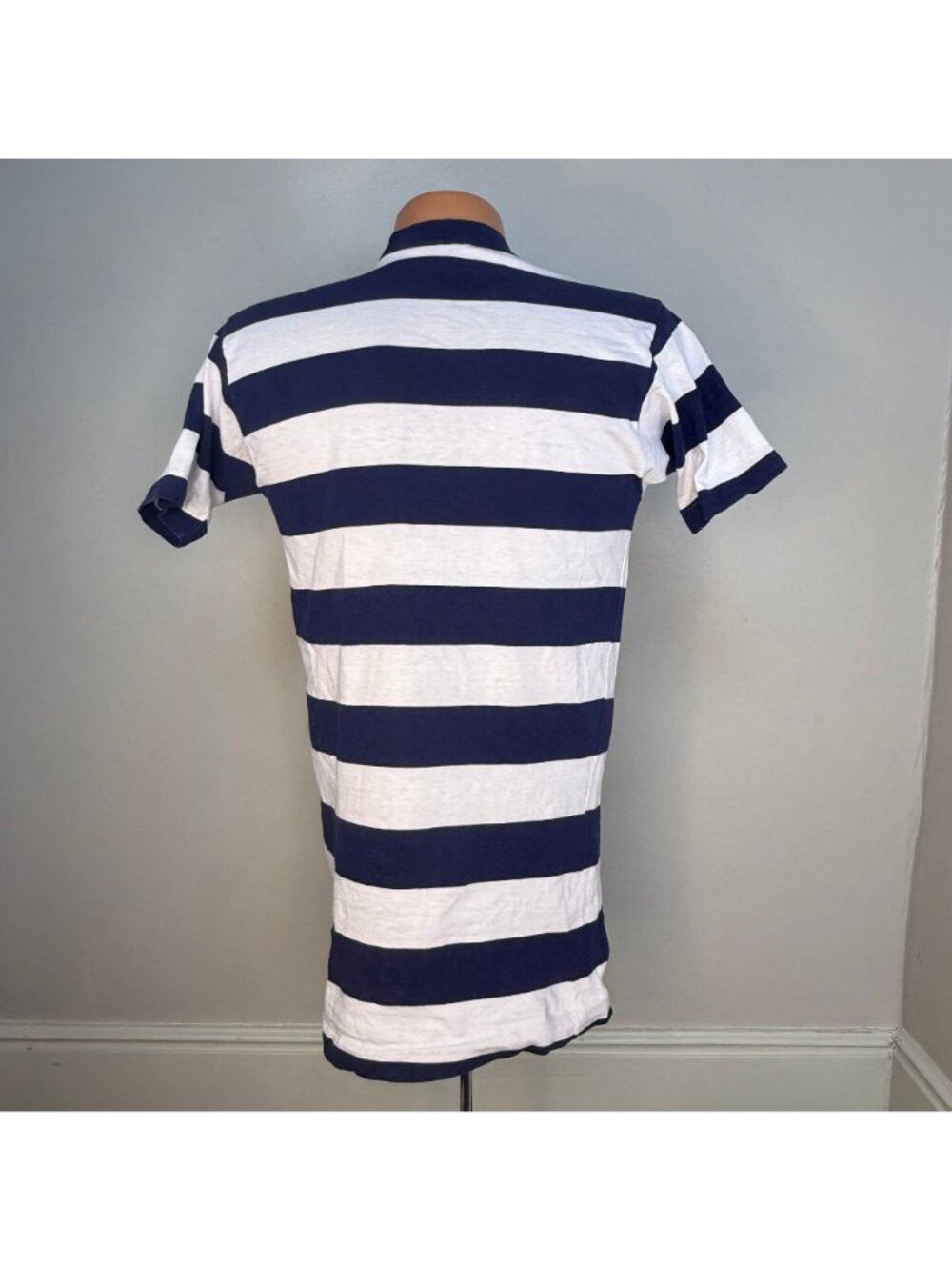 Vintage 1960s Striped Vanderbilt University T-Shirt, Champion Products Size S/M - Picture 3 of 6